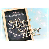 My Happy Place Embellishment Chipboard