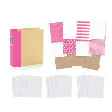 6x8 SN@P! Binder Pink by Simple Stories