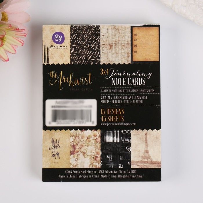 The Archivist Collection - 3 x 4 Journaling Cards