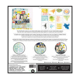 Print Shop Collection - 12 x 12 Paper Pack - Painted Backgrounds with Gold Foil Accents