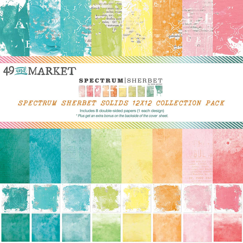 Spectrum Sherbet – 12×12 Sherbet Solids Pack