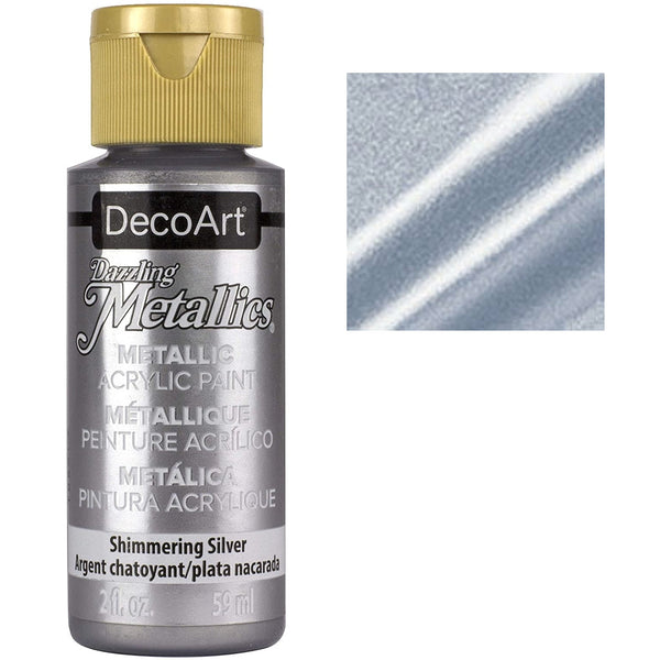 Premium Acrylic Paint Silver Lining Metallic
