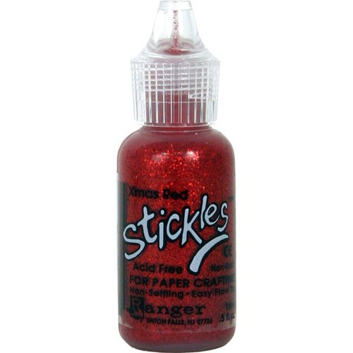 Ranger Ink Stickles Glitter Glue - Christmas Red