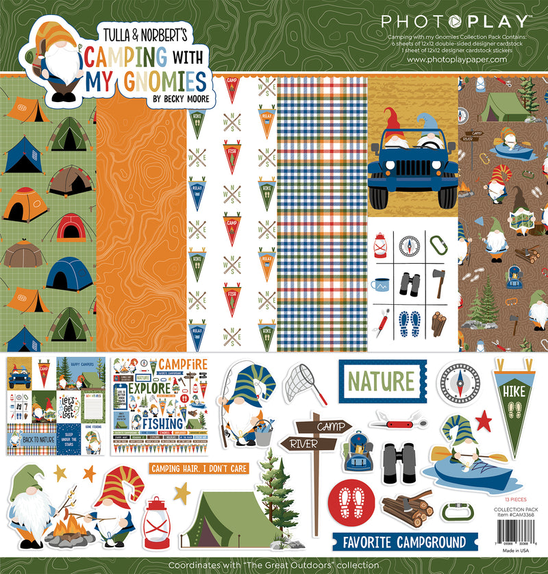 Tulla & Nobert's Camping with My Gnomies Collection Kit