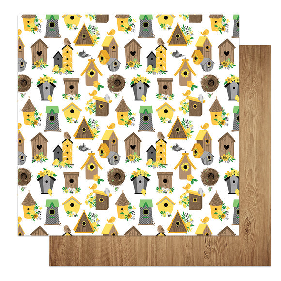 Sweet As Honey Collection - 12x12 Double Sided Paper - Tweet Tweet
