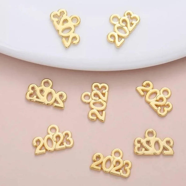 2023 Gold Tone Charms