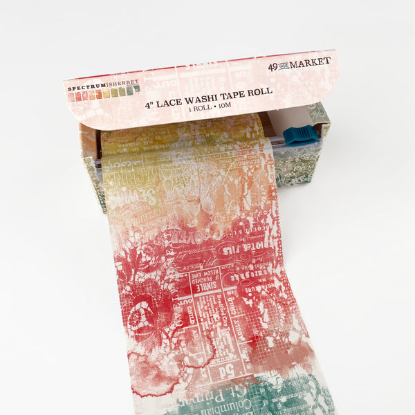Spectrum Sherbet – Lace Washi Tape Roll