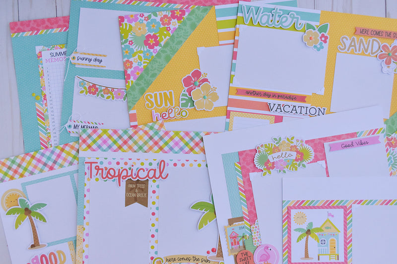 Seaside Summer Page Kit by Wendy Sue Anderson