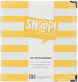 6x8 SN@P! Binder Yellow Stripe by Simple Stories